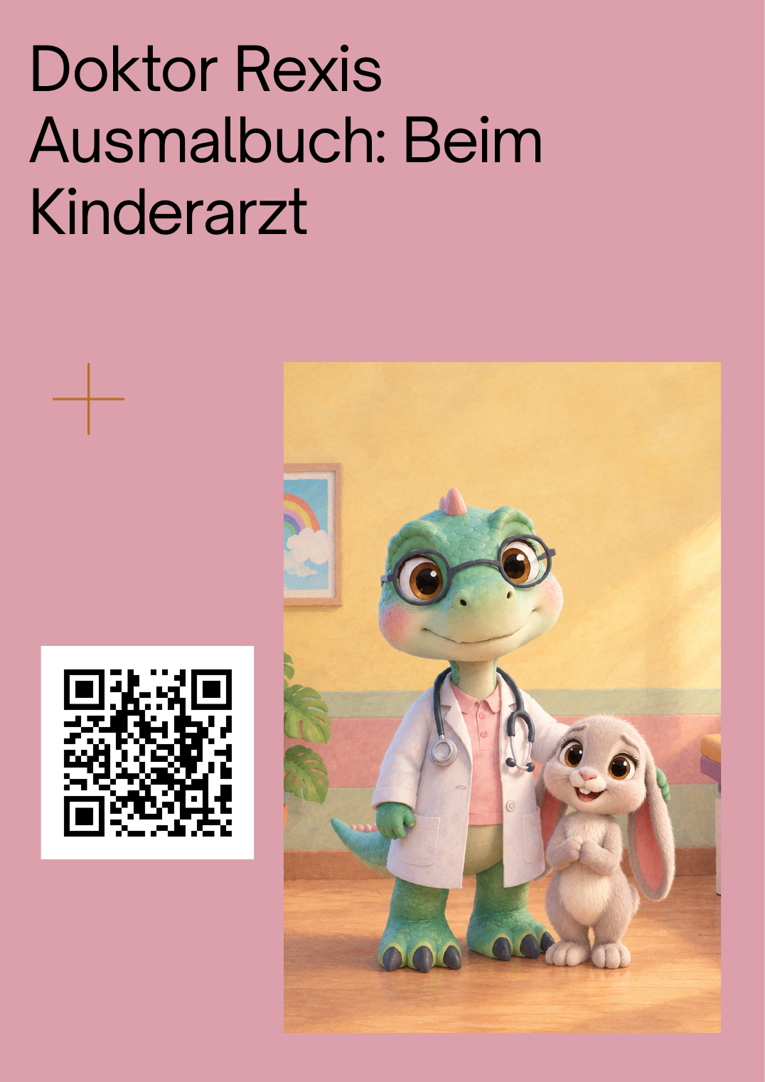 Cover von Doktor Rexis Ausmalbuch: Beim Kinderarzt